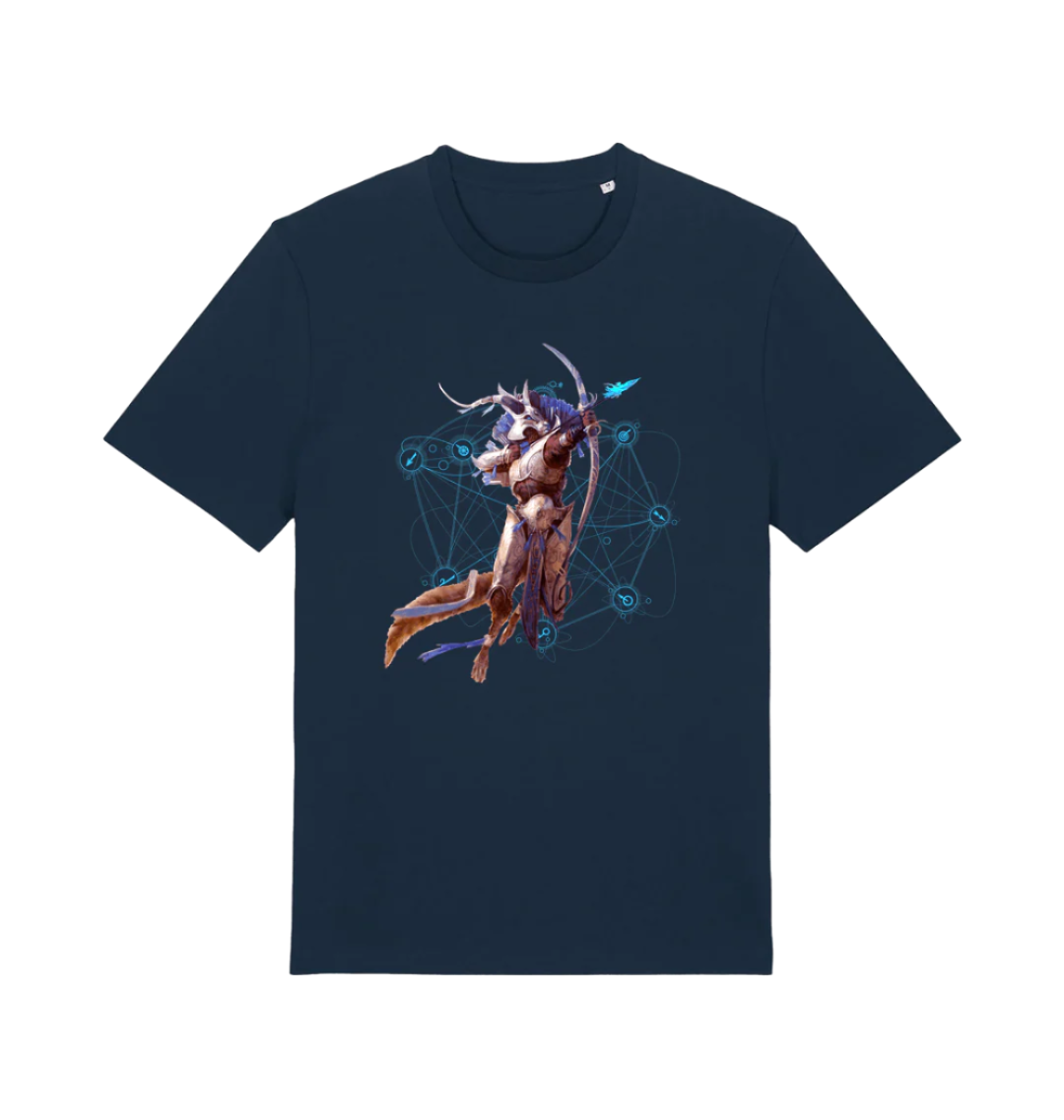 French Navy Printed T-shirt